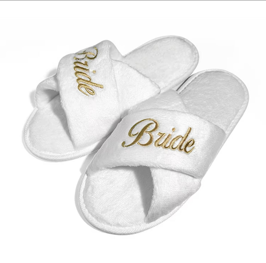 Pantofole Bride ricamate