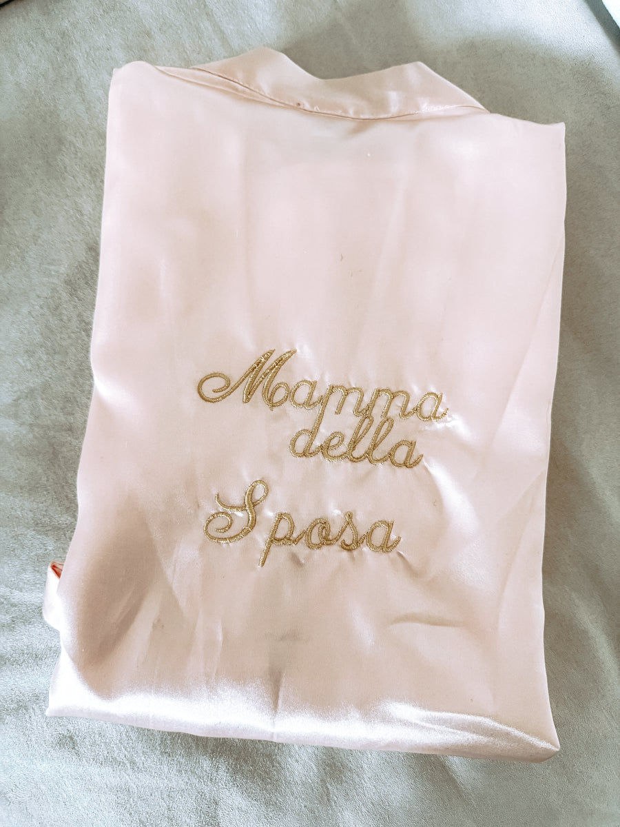 Vestaglia mamma della sposa  outlet rosa