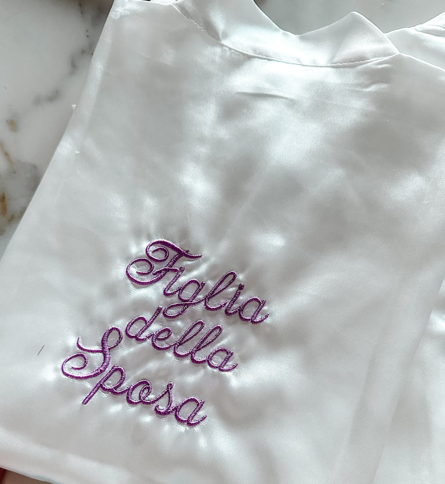 Vestaglia Bimba Figlia della Sposa