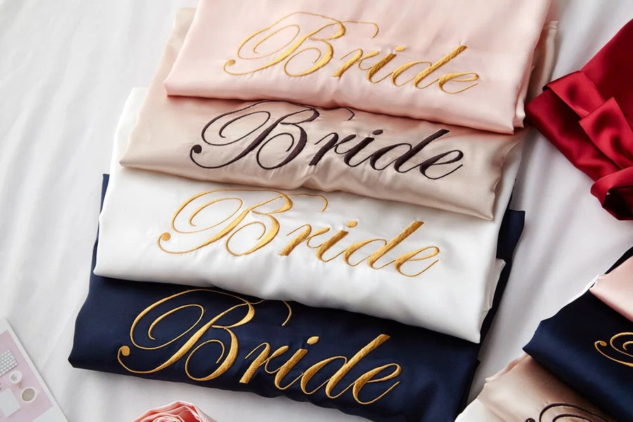 Vestaglia Bride personalizzabile