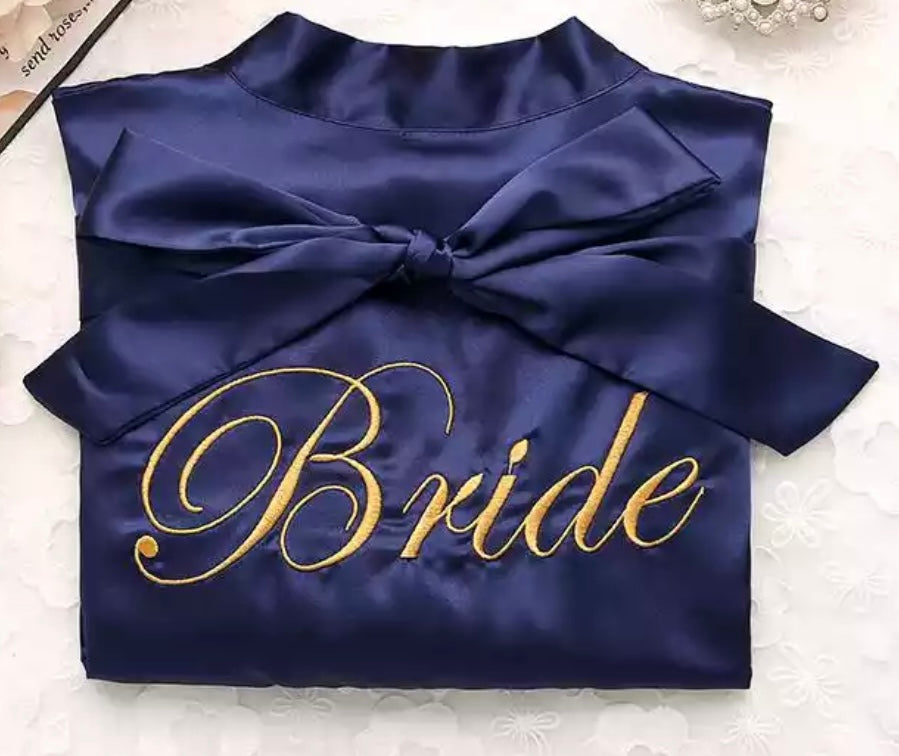 Vestaglia Bride personalizzabile