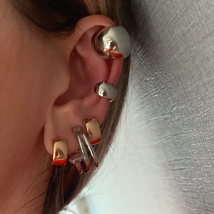 LittleBall Silver fake earring